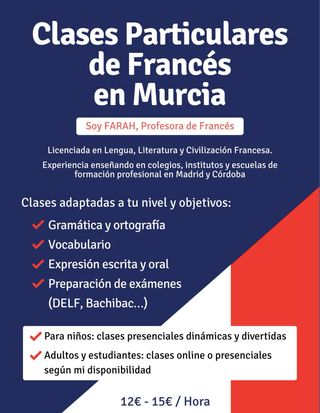 Clases particulares de frances 🇫🇷