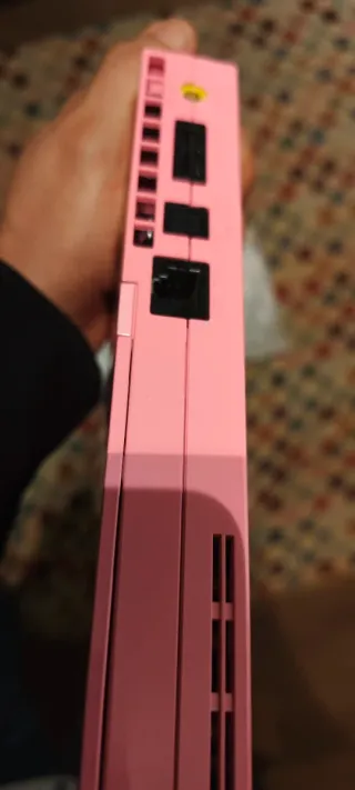 Ps2 Slim Rosa + 2 Mandos + Cables