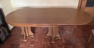 Mesa comedor extensible clásica
