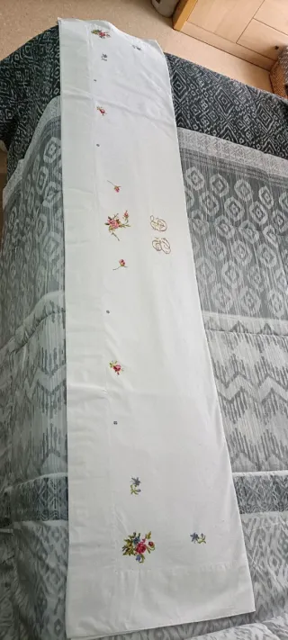 2 Juegos Sábanas Antiguas 90cm Bordadas