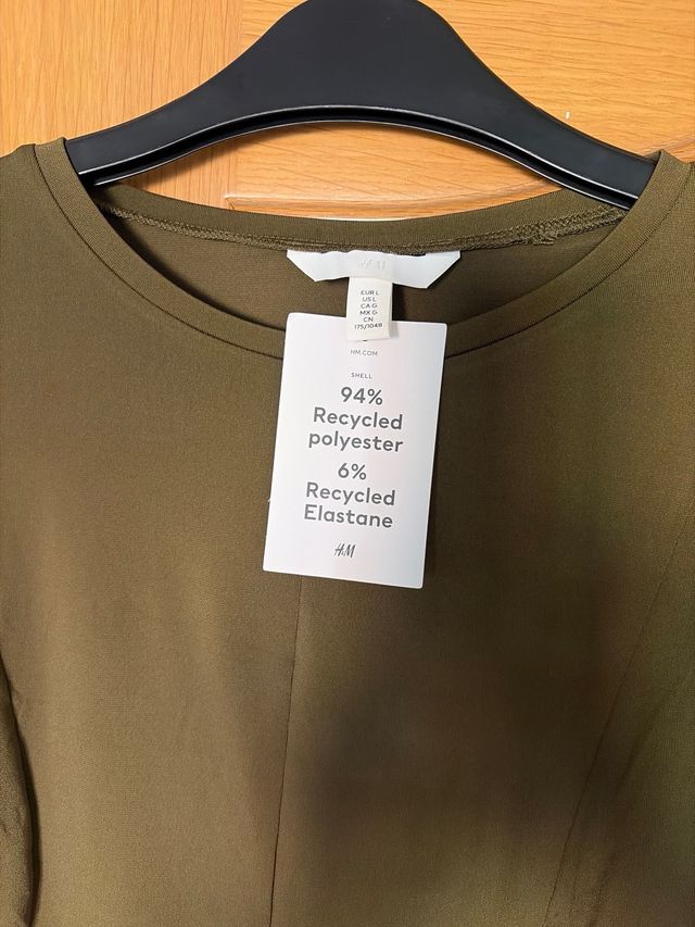 Blusa manga larga H&M Talla L