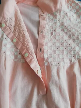 Camisón vintage años 30/40 rosa