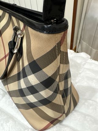 Bolso Burberry Nova Check Vintage Lona