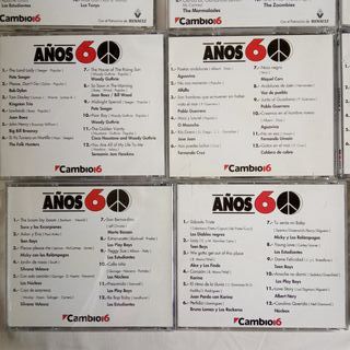 Colección CDs Años 60 Música Variada