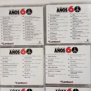 Colección CDs Años 60 Música Variada