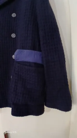 Giacca Caban 8 Bottoni 100% Lana Tg54
