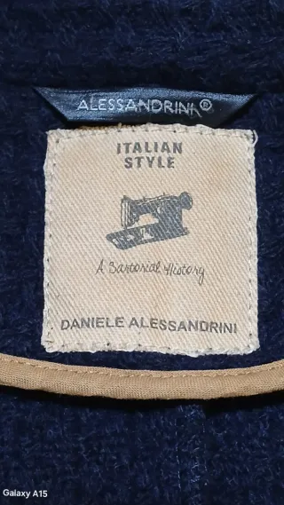 Giacca Caban 8 Bottoni 100% Lana Tg54