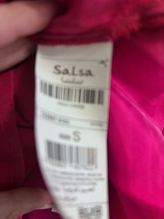 Top lencero Salsa encaje rosa talla S