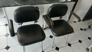 Sillones de peluquería negros (2 unidades)