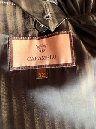 Gaban largo Caramelo chaqueta