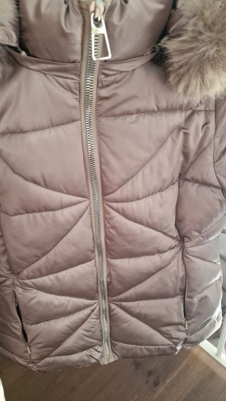 Chaquetón Anewsta Mujer Talla 38 Marrón