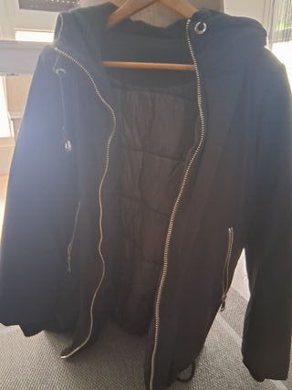 Abrigo Zara Negro