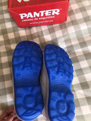 Zapatos de seguridad Panter blancos talla 39
