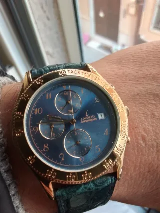 Orologio Laurens Cronografo Quarzo Blu Oro