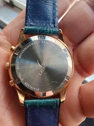 Orologio Laurens Cronografo Quarzo Blu Oro
