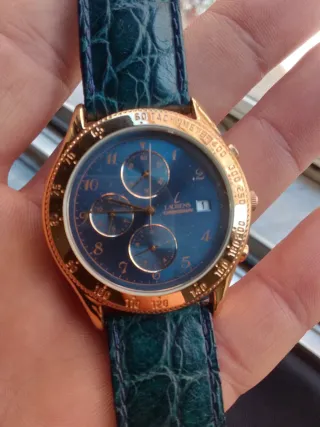 Orologio Laurens Cronografo Quarzo Blu Oro