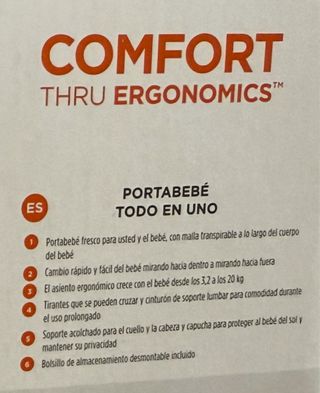 Mochila Ergobaby Omni 360 Cool Air Mesh