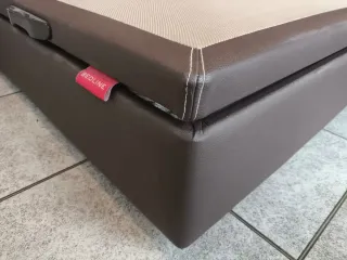 Somier Canapé Polipiel Marrón Bedline 135cm