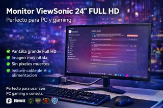 Monitor ViewSonic 24 Full HD Gaming