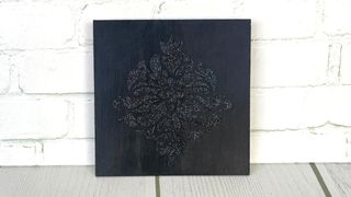 Cartel navideño reno