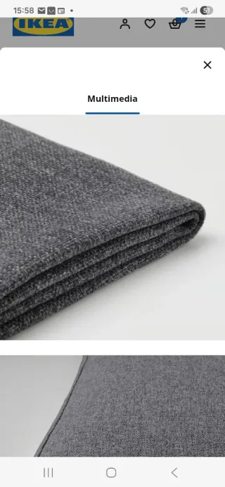 Funda Silla IKEA Bergmund Gris