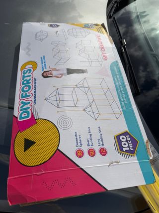 DIY Forts Set Construcción Niños 100 Piezas