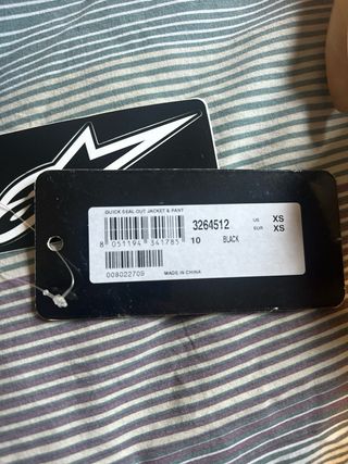 Impermeable Alpinestars Talla XS