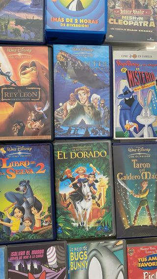Lote VHS Películas Animadas Clásicos Disney