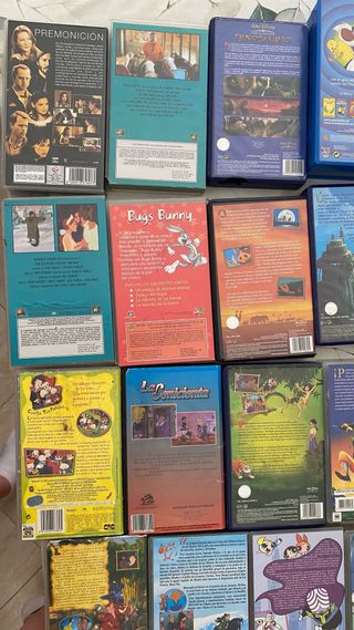 Lote VHS Películas Animadas Clásicos Disney
