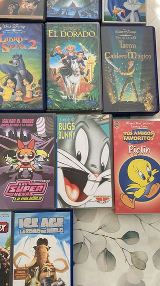Lote VHS Películas Animadas Clásicos Disney
