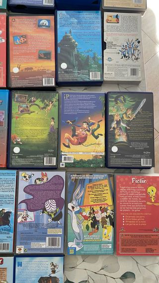Lote VHS Películas Animadas Clásicos Disney