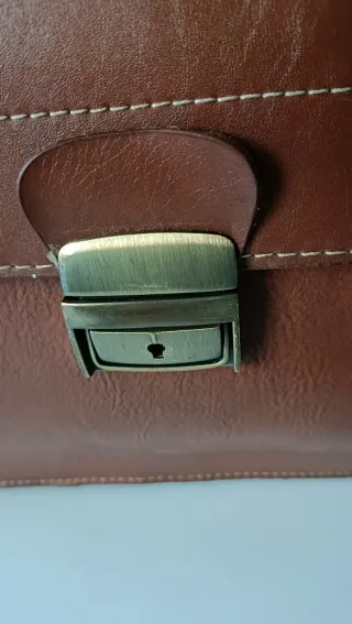 Maletín Valisa Marrón Cuero