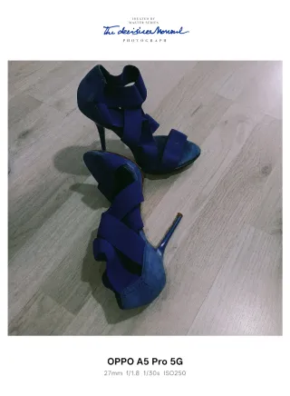 Zapatos de tacón aguja azules