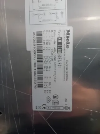 Placa de inducción Miele