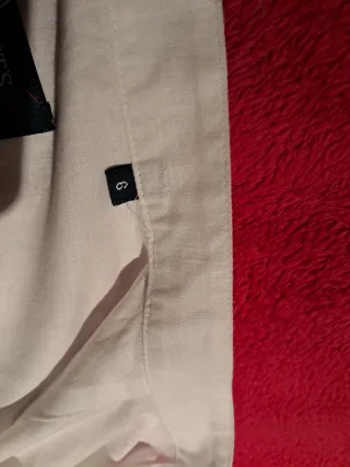 Camisa blanca hombre manga larga