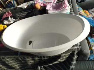 Bañera para bebé blanca