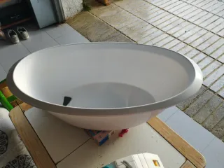 Bañera para bebé blanca