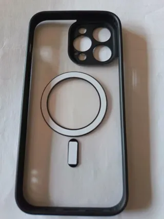 Funda iPhone 15 Pro Max Negra Magnética