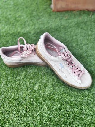 Zapatillas Puma Suede Rosa con Piedras