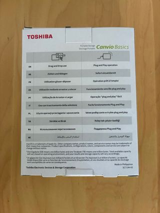 Disco Duro Externo Toshiba 4TB