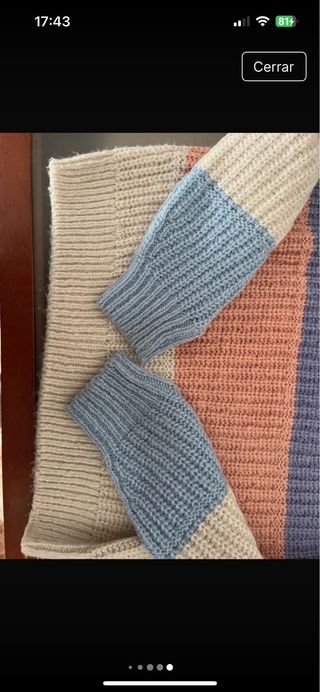 Jersey rayas multicolor