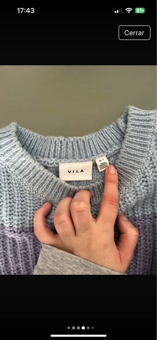 Jersey rayas multicolor