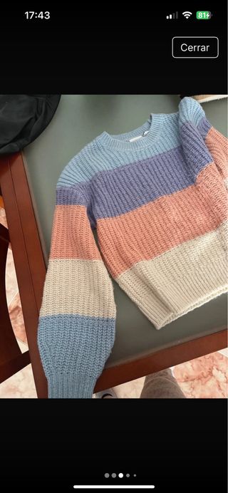 Jersey rayas multicolor