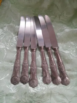 Set 6 Coltelli da Tavola Vintage