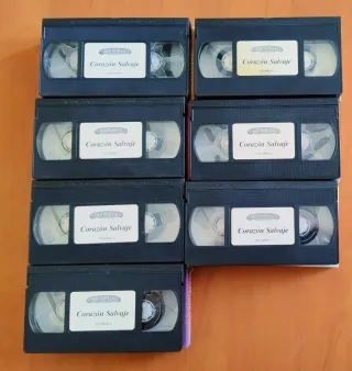 Colección Corazón Salvaje VHS (7 Volúmenes)