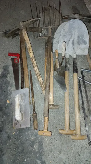 Lote Herramientas Jardín y Construcción