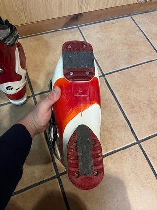 Botas de esquí rojas talla 27.5