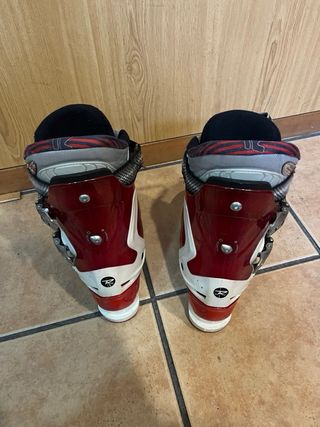 Botas de esquí rojas talla 27.5