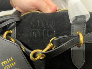 Borsa Miu Miu Nero e Oro