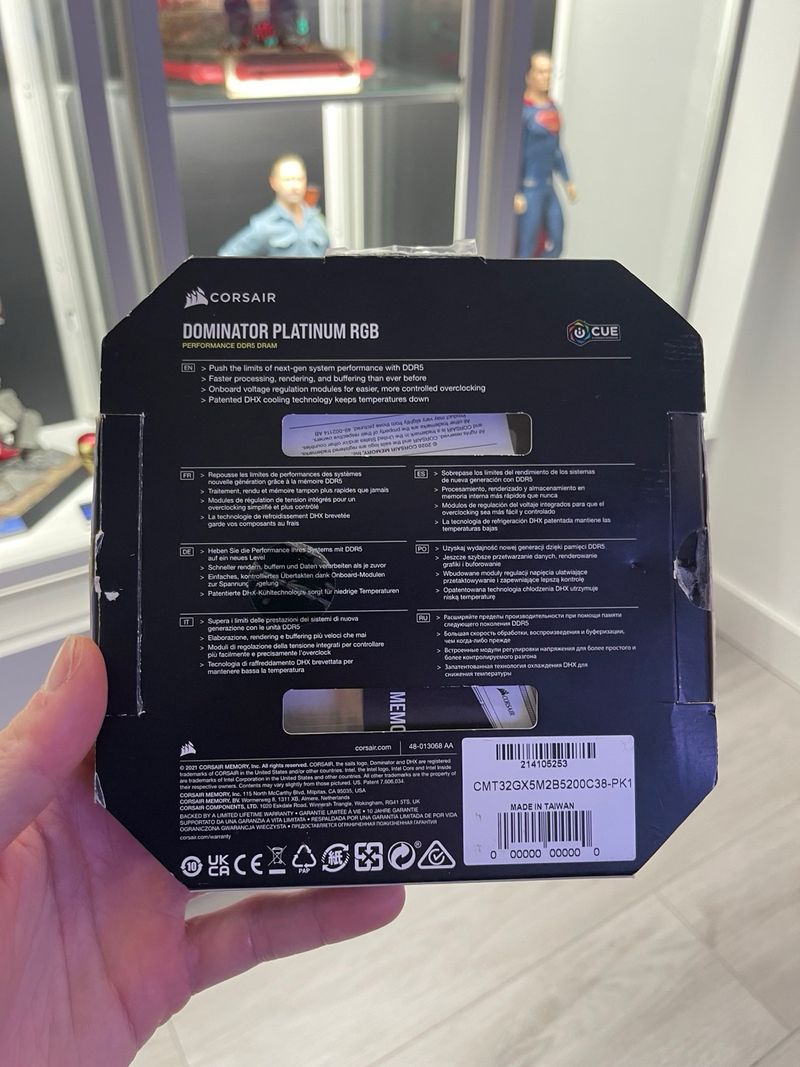 Corsair Dominator Platinum DDR5 32GB 5200MHz CL38 afbeelding 2